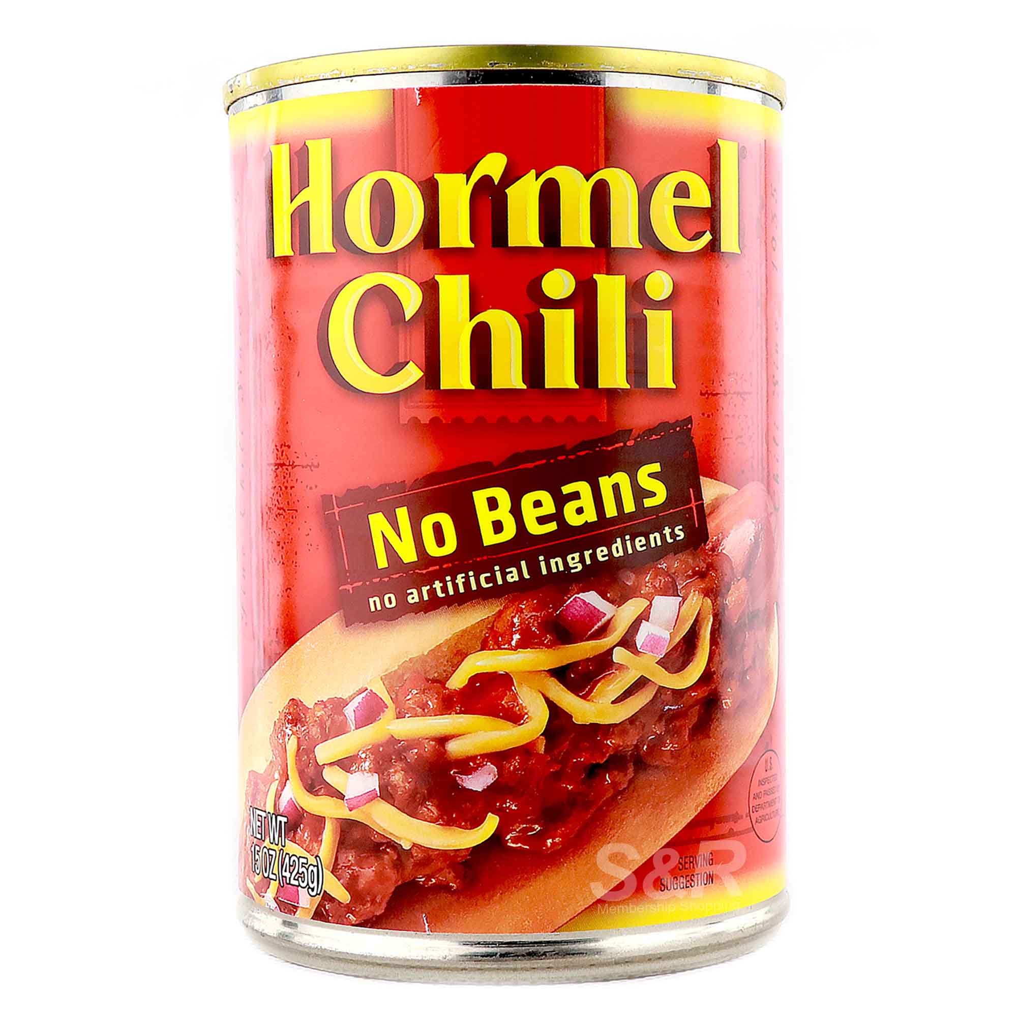 Hormel Chili Canned Meat No Beans 425g